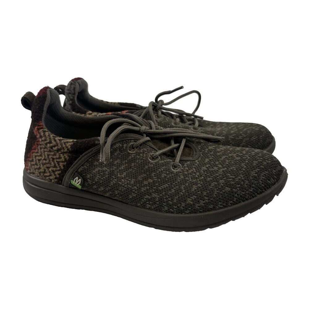 Minnetonka Eco Anew Sneaker Morel Limited Edition Brown‎ Knit Fabric Womens 6.5